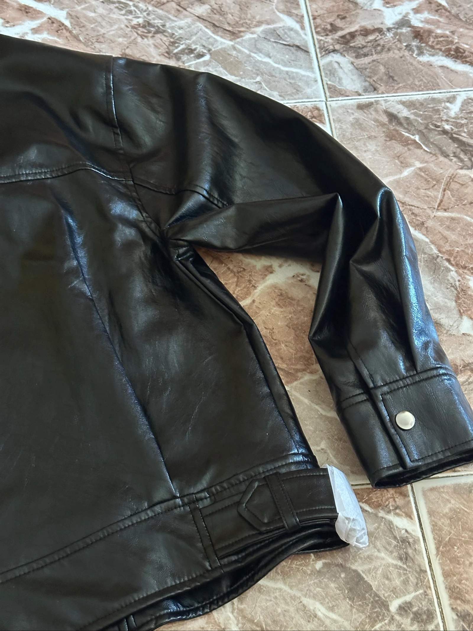 Jaqueta com efeito de couro ZW collection – photo 7